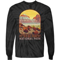 Petrified Forest National Park Arizona Mountain Hiking Tie-Dye Long Sleeve Shirt