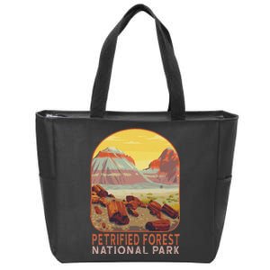 Petrified Forest National Park Arizona Mountain Hiking Zip Tote Bag