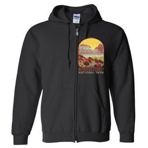 Petrified Forest National Park Arizona Mountain Hiking Full Zip Hoodie