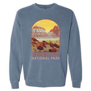 Petrified Forest National Park Arizona Mountain Hiking Garment-Dyed Sweatshirt