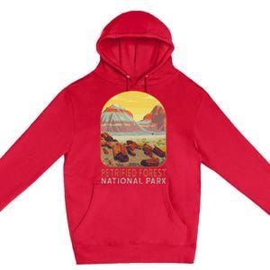 Petrified Forest National Park Arizona Mountain Hiking Premium Pullover Hoodie