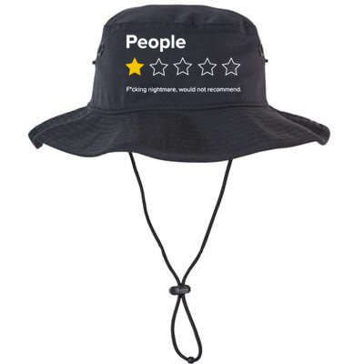 People F*cking Nightmare Would Not Recommend Funny Star Legacy Cool Fit Booney Bucket Hat