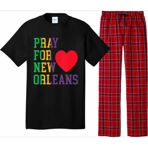 Pray For New Orleans Support Never Forget Nola Orleans Pajama Set