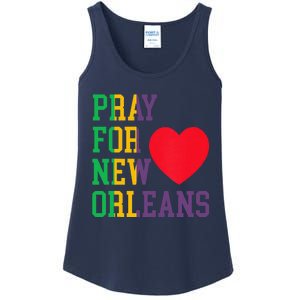 Pray For New Orleans Support Never Forget Nola Orleans Ladies Essential Tank