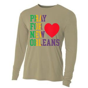 Pray For New Orleans Support Never Forget Nola Orleans Cooling Performance Long Sleeve Crew