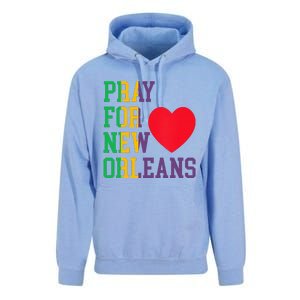 Pray For New Orleans Support Never Forget Nola Orleans Unisex Surf Hoodie