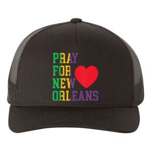 Pray For New Orleans Support Never Forget Nola Orleans Yupoong Adult 5-Panel Trucker Hat