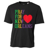 Pray For New Orleans Support Never Forget Nola Orleans Cooling Performance Crew T-Shirt