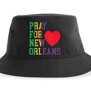 Pray For New Orleans Support Never Forget Nola Orleans Sustainable Bucket Hat