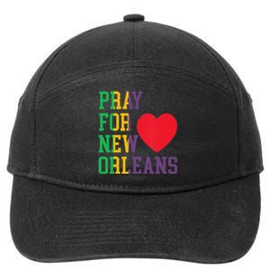 Pray For New Orleans Support Never Forget Nola Orleans 7-Panel Snapback Hat