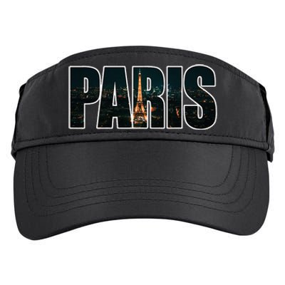 Paris France Night Skyline Urban Photography Adult Drive Performance Visor