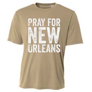 Pray For New Orleans Nola Strong 2025 Support Cooling Performance Crew T-Shirt