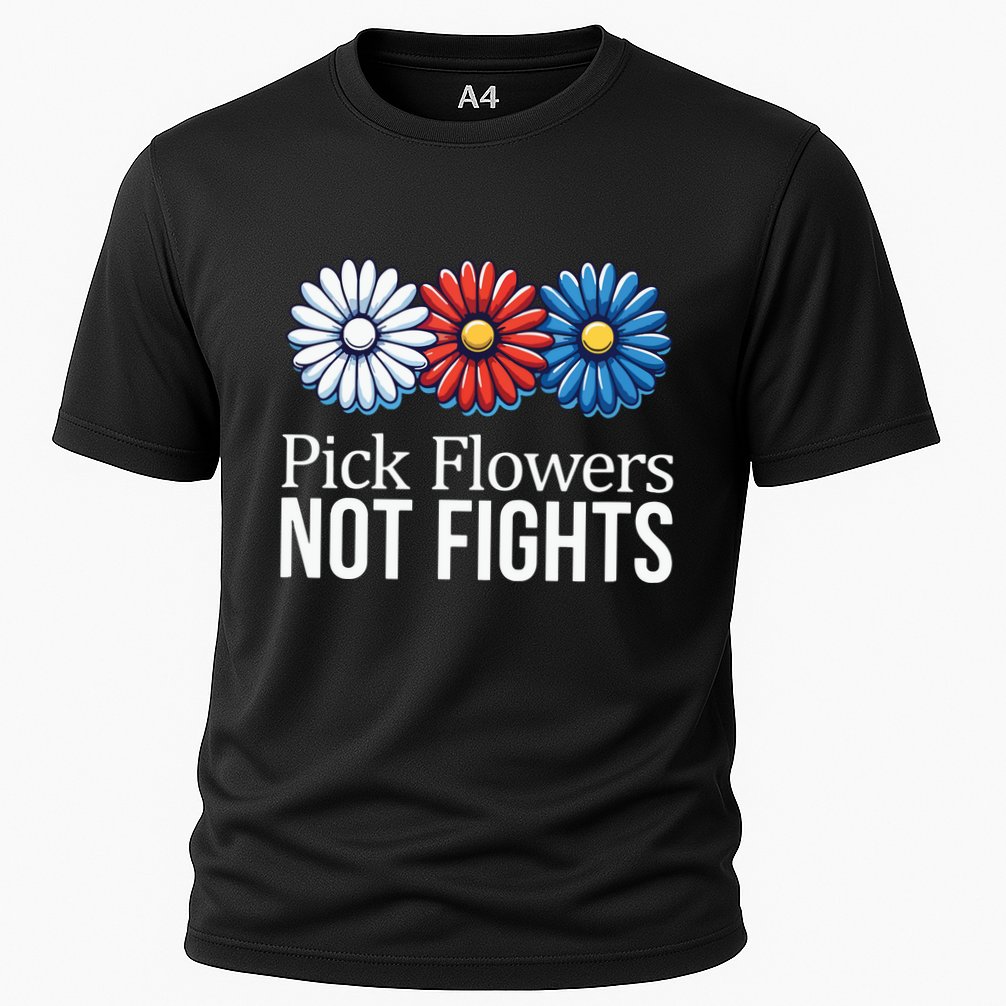 Pick Flowers Not Fights Performance Shirt
