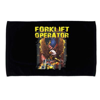 Proud Forklift Operator Microfiber Hand Towel