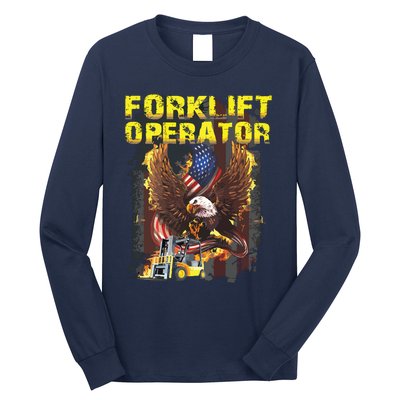 Proud Forklift Operator Long Sleeve Shirt