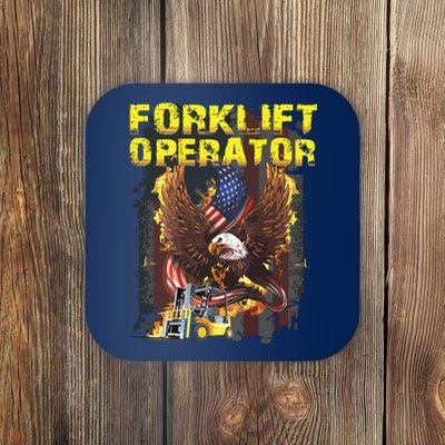 Proud Forklift Operator Coaster