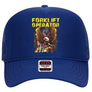 Proud Forklift Operator High Crown Mesh Back Trucker Hat