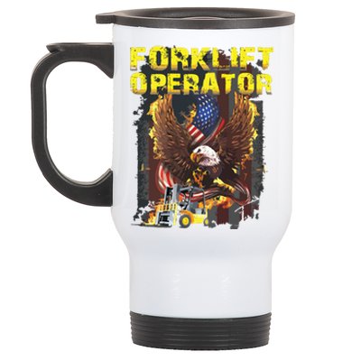 Proud Forklift Operator Stainless Steel Travel Mug