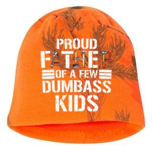 Proud Father Of A Few Dumbass Funny Father Tools 2024 Kati - Camo Knit Beanie