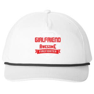 Proud Friend Of A Freaking Awesome Firefighter Gift Snapback Five-Panel Rope Hat