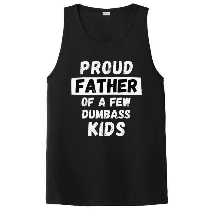 Proud Father Of A Few Funny Daddy & Dad Joke Gift PosiCharge Competitor Tank