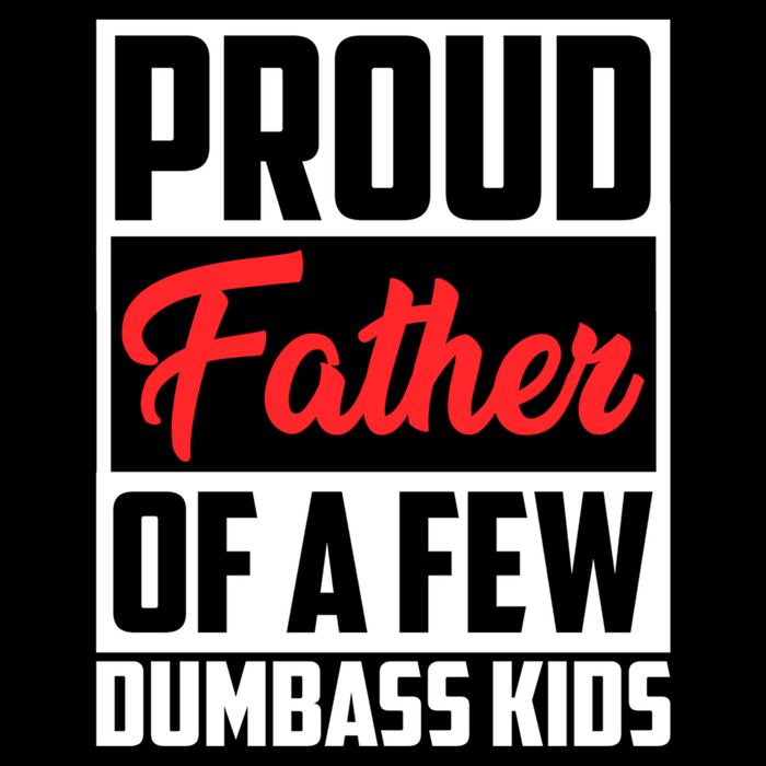 Proud Father Of A Few Dumbass Funny Gift Cooling Performance Long Sleeve Crew
