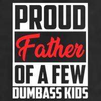 Proud Father Of A Few Dumbass Funny Gift 25L Jumbo Tote