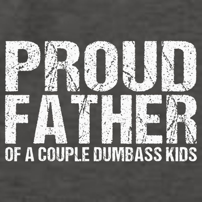 Proud Father Of A Couple Dumbass Vector Backpack