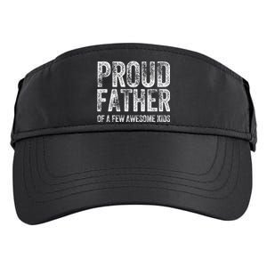 Proud Father Of A Few Awesome Funny Fathers Day Adult Drive Performance Visor