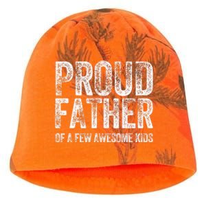 Proud Father Of A Few Awesome Funny Fathers Day Kati - Camo Knit Beanie