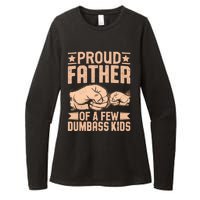 Proud Father Of A Few Dumbass Womens CVC Long Sleeve Shirt