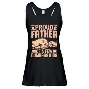 Proud Father Of A Few Dumbass Ladies Essential Flowy Tank