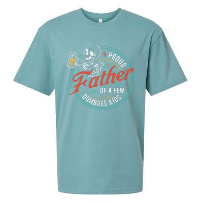 Proud Father Of A Few Dumbass Sueded Cloud Jersey T-Shirt