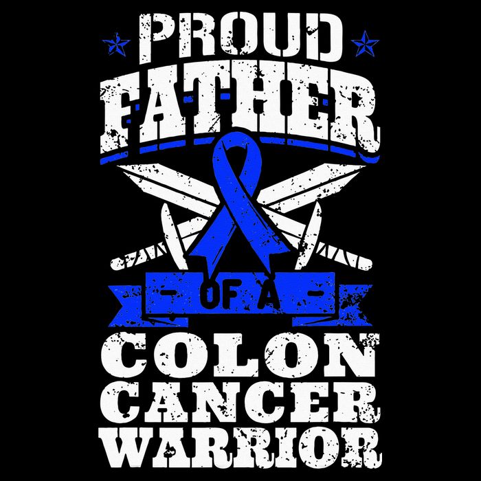 Proud Father Of A Colon Cancer Warrior Awareness Ribbon Impact Tech Backpack
