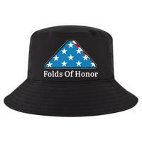 Patriotic Folds Of Honor Fallen Military First Responders Cool Comfort Performance Bucket Hat