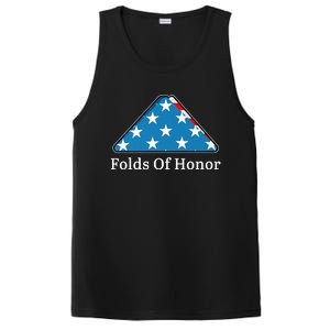 Patriotic Folds Of Honor Fallen Military First Responders PosiCharge Competitor Tank