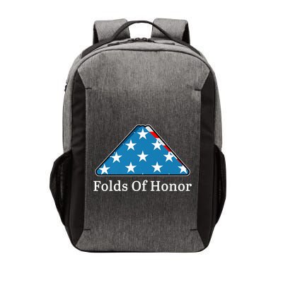 Patriotic Folds Of Honor Fallen Military First Responders Vector Backpack