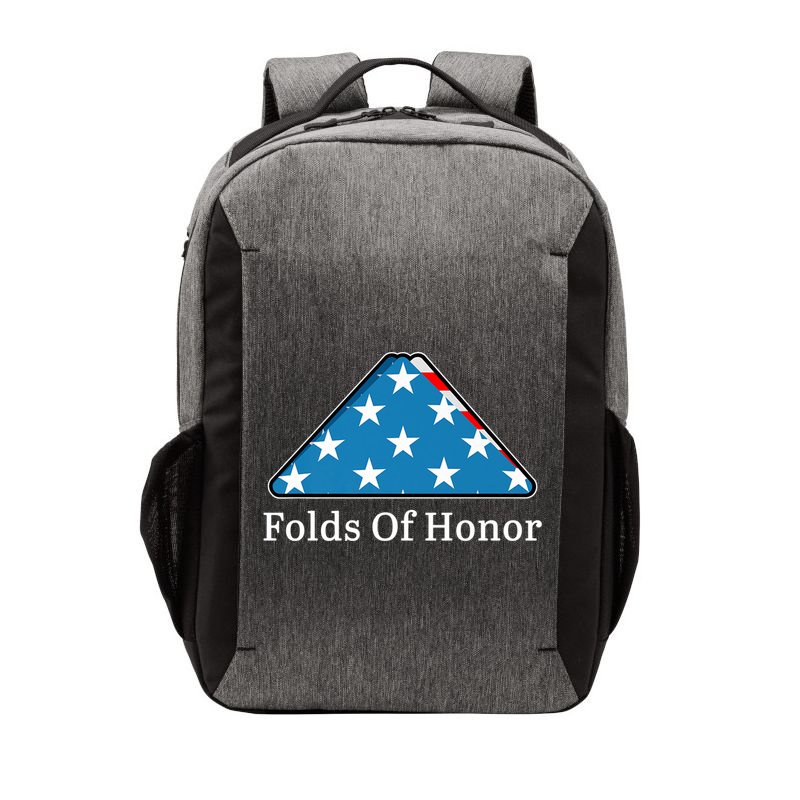 Patriotic Folds Of Honor Fallen Military First Responders Vector Backpack
