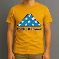 Patriotic Folds Of Honor Fallen Military First Responders T-Shirt
