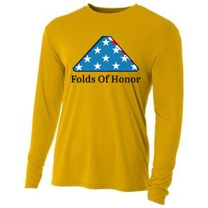 Patriotic Folds Of Honor Fallen Military First Responders Cooling Performance Long Sleeve Crew