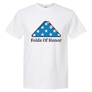 Patriotic Folds Of Honor Fallen Military First Responders Garment-Dyed Heavyweight T-Shirt