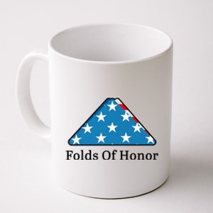 Patriotic Folds Of Honor Fallen Military First Responders Coffee Mug