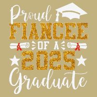 Proud Fiancee Of A 2025 Graduate Fiancee Graduation 2025 Cooling Performance Crew T-Shirt