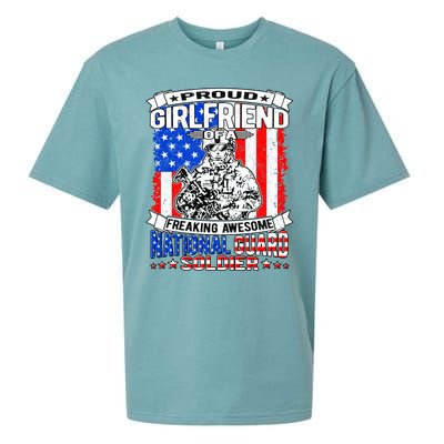 Proud Friend Of A National Guard Soldier Military Lover Gift Sueded Cloud Jersey T-Shirt