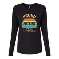 Proud Father Of A Few Smartass Fathers Day Womens Cotton Relaxed Long Sleeve T-Shirt