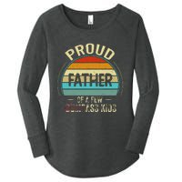 Proud Father Of A Few Smartass Fathers Day Women's Perfect Tri Tunic Long Sleeve Shirt