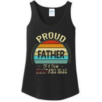 Proud Father Of A Few Smartass Fathers Day Ladies Essential Tank