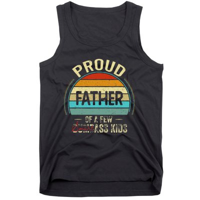 Proud Father Of A Few Smartass Fathers Day Tank Top