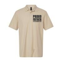 Proud Father Of Two Dumbass Fathers Day Gift Dad Softstyle Adult Sport Polo