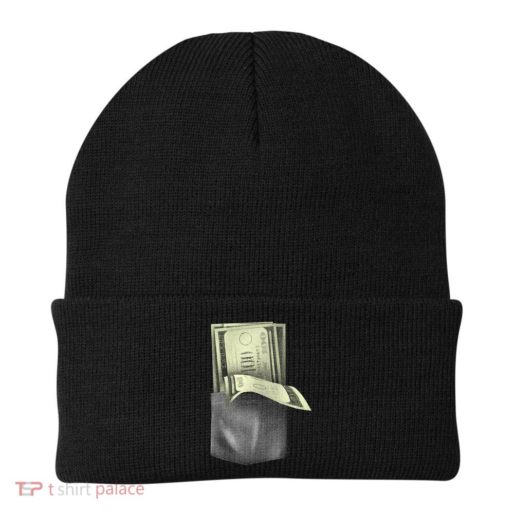 Pocket Full Of Cash Knit Cap Winter Beanie